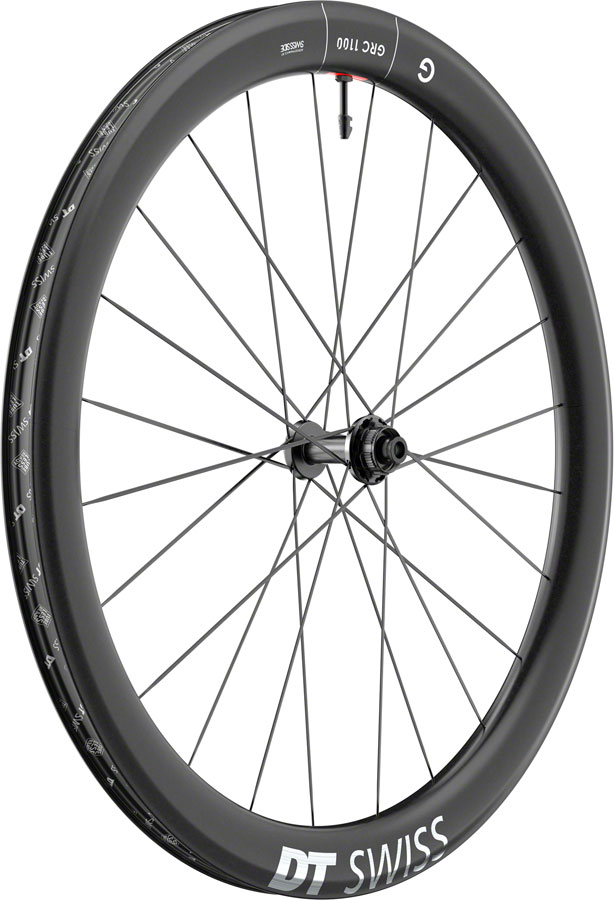 DT Swiss GRC 1100 DICUT 50 Front Wheel - 700c, 12 x 100mm, Center-Lock, Black