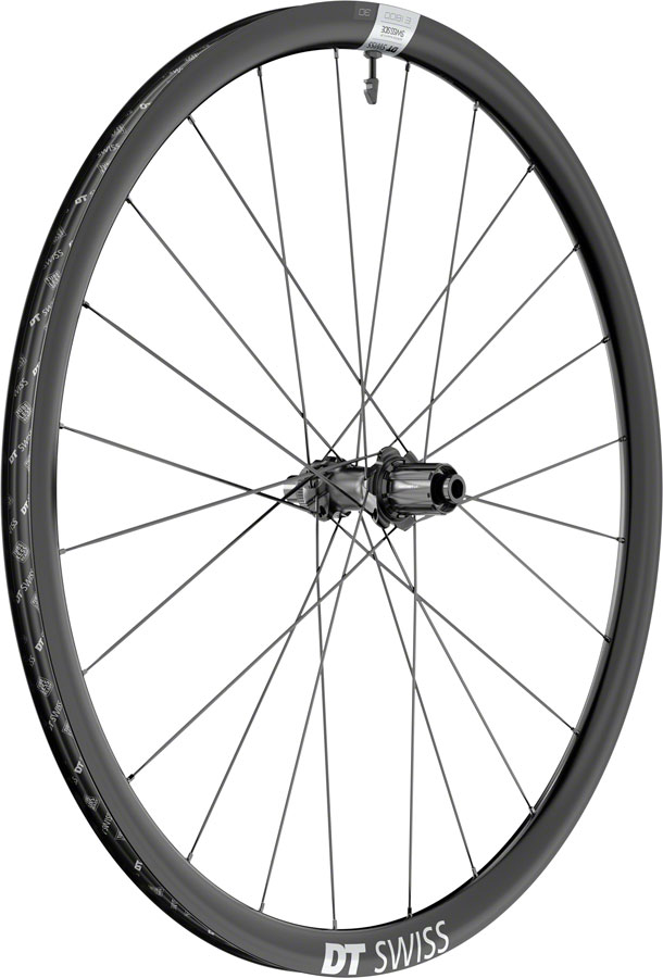 DT Swiss E 1800 Spline 30 Rear Wheel - 700c, 12 x 142mm, Center-Lock, HG 11 Road, Ratchet LN 18, Black
