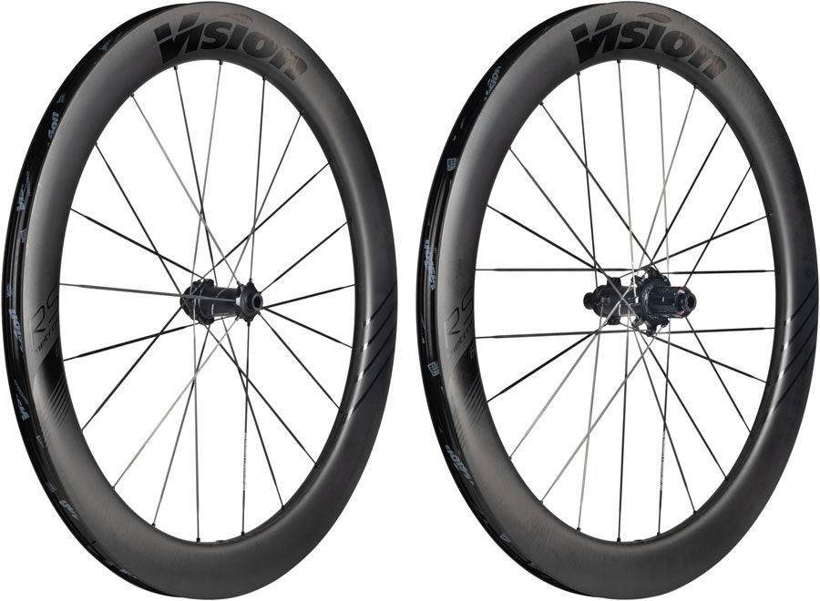 Vision Metron RS 60 Wheelset - 700, 12 x 100mm/12 x 142mm, Center-Lock, HG 11/12, Carbon, Black