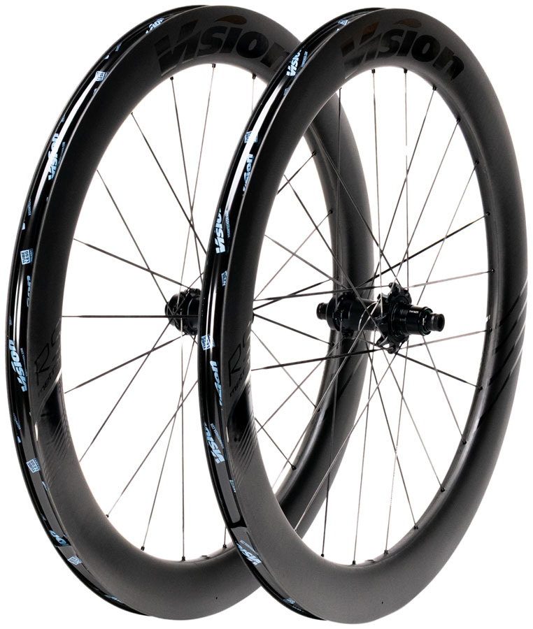 Vision Metron RS 60 Wheelset - 700, 12 x 100mm/12 x 142mm, Center-Lock, XDR, Carbon, Black