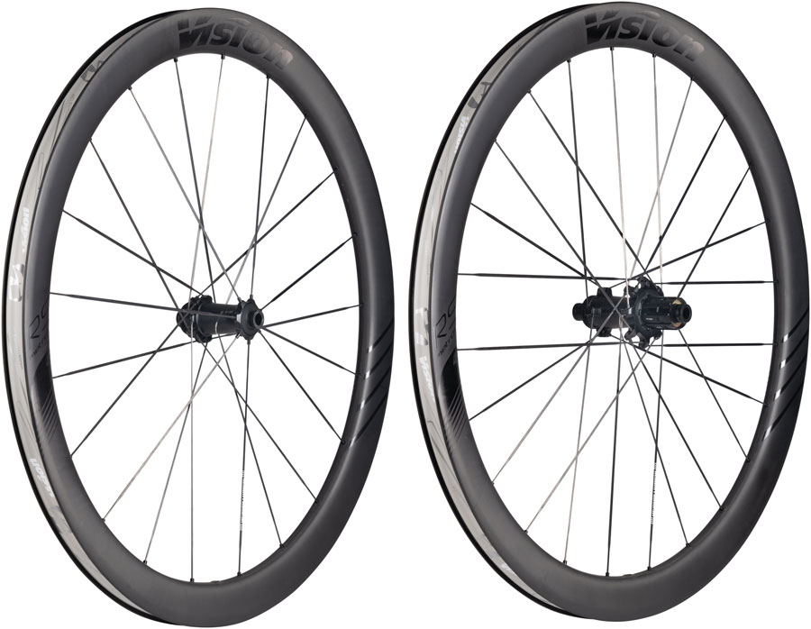Vision Metron RS 45 Wheelset - 700, 12 x 100mm/12 x 142mm, Center-Lock, HG 11/12, Carbon, Black