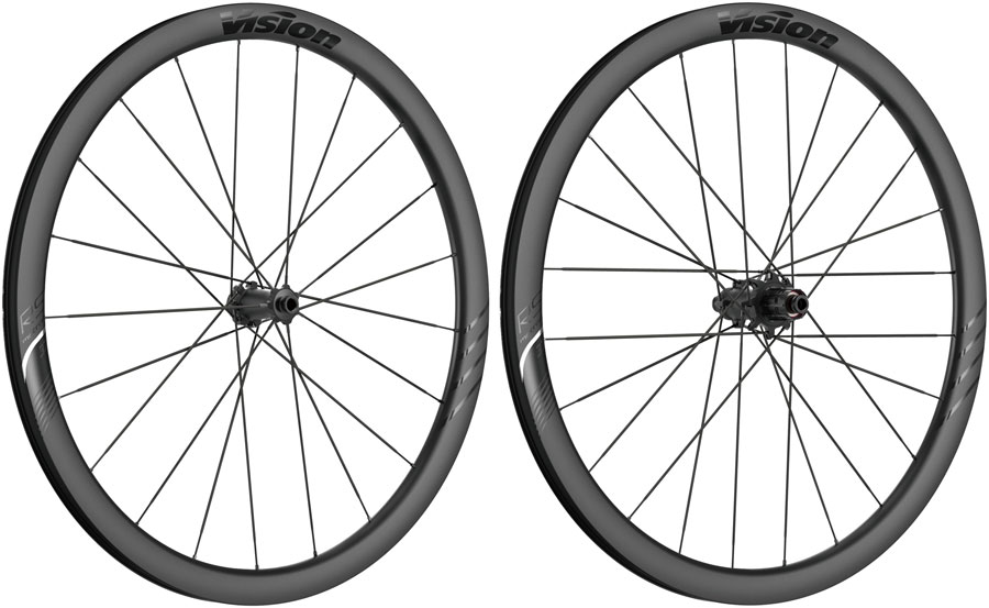 Vision Metron RS 37 Wheelset - 700, 12 x 100mm/12 x 142mm, Center-Lock, HG 11/12, Carbon, Black
