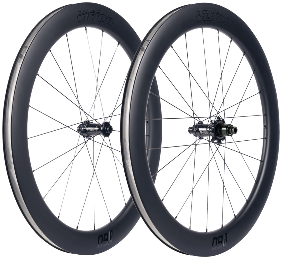 Vision SC60 SL Wheelset - 700, 12 x 100mm/12 x 142mm, Center-Lock, XDR, Carbon, Black