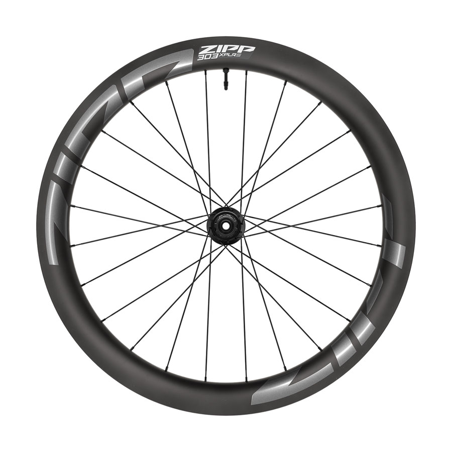 Zipp 303 XPLR S Rear Wheel - 700, 12 x 142mm, Center-Lock, Tubeless, Carbon, HG 10/11, Black/Dark Gray, 24H, B1