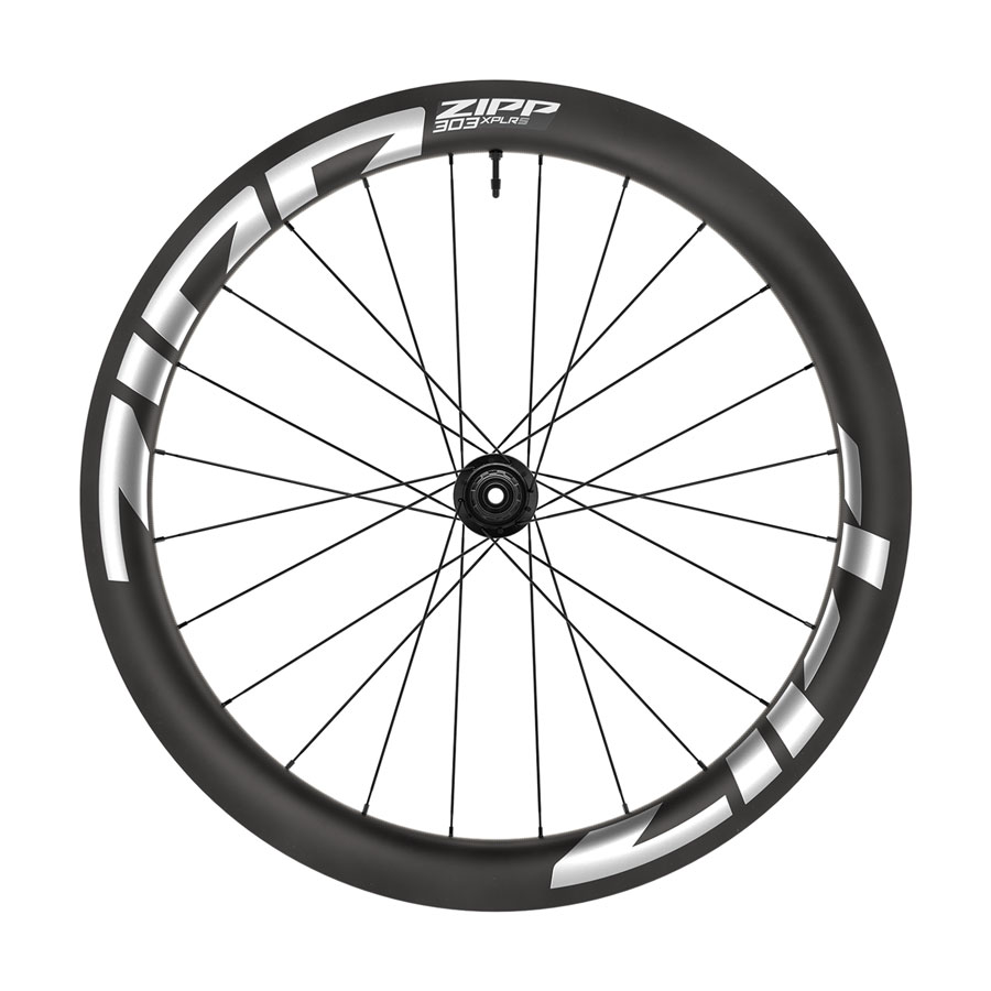 Zipp 303 XPLR S Rear Wheel - 700, 12 x 142mm, Center-Lock, Tubeless, Carbon, XDR, Black/White, 24H, B1