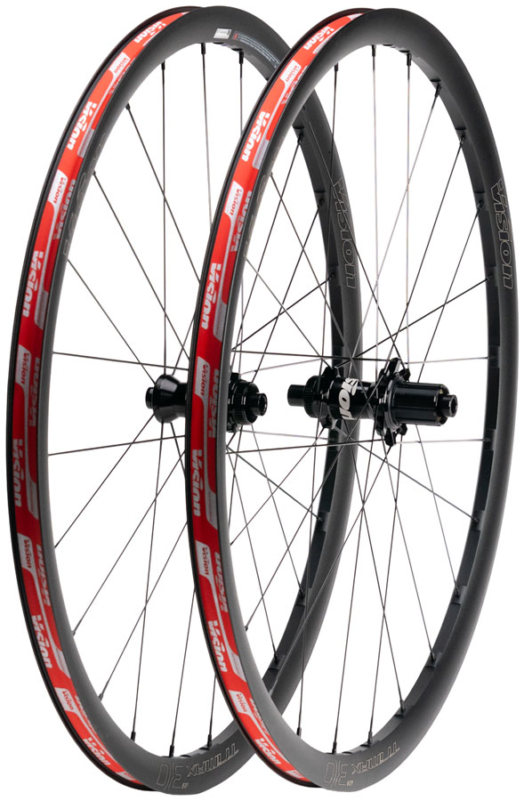 Vision Trimax i23 Wheelset - 700, 12 x 100mm/12 x 142mm, Center-Lock, HG 11/12, Black