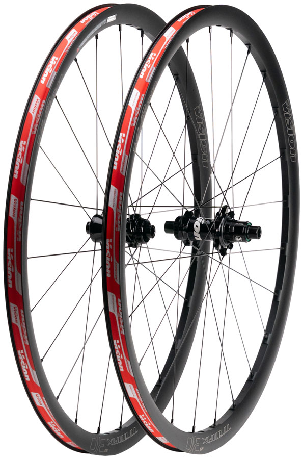 Vision Trimax i23 Wheelset - 700, 12 x 100mm/12 x 142mm, Center-Lock, XDR, Black