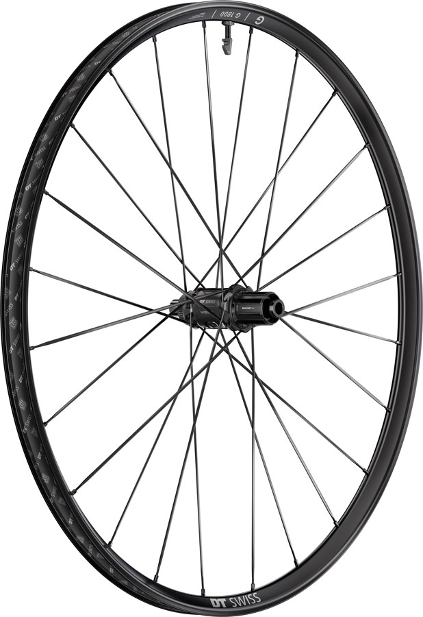 DT Swiss G 1800 Spline 20 Rear Wheel - 700, 12 x 142mm, Center-Lock, HG11 Road, LN 36 SL, Black