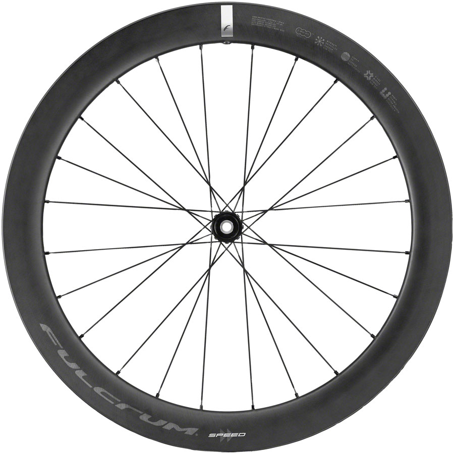 Fulcrum Speed 57 Front Wheel - 700, 12 x 100mm, CenterLock, Black