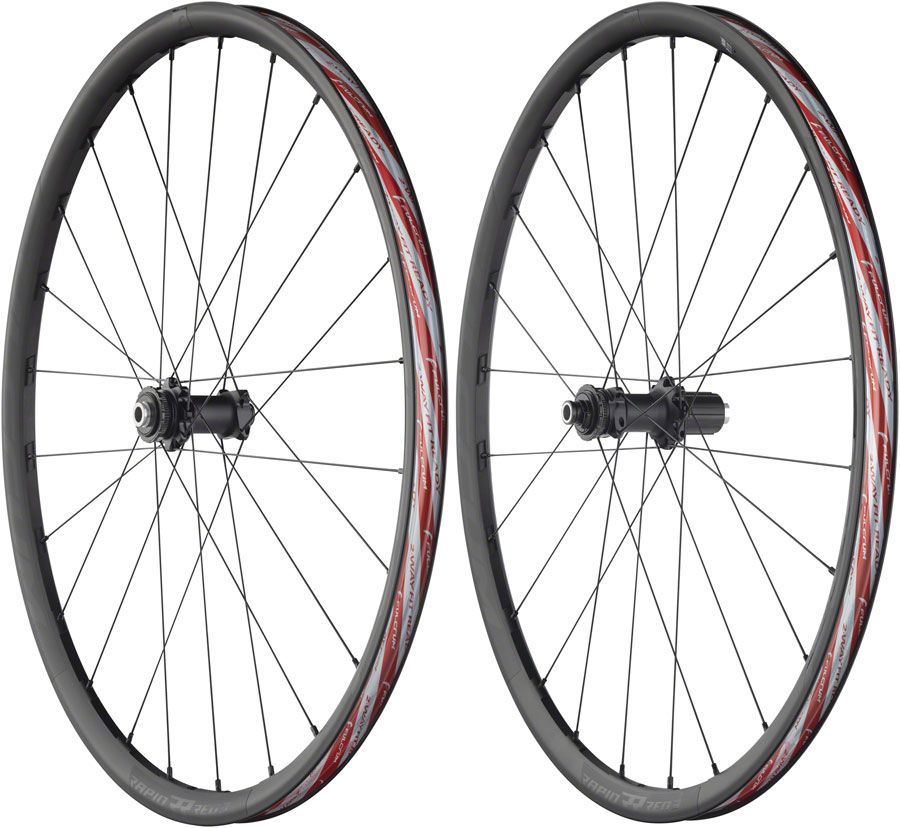 Fulcrum Rapid Red 3 DB Wheelset - 650, 12 x 100mm/12 x 142mm, Center-Lock, N3W, Black