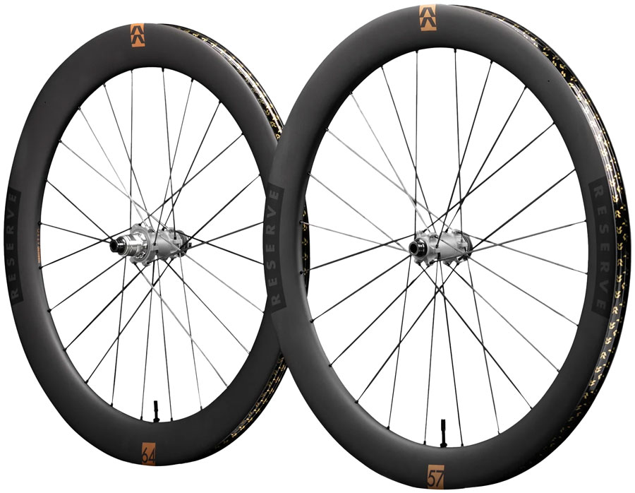 Reserve Wheels Reserve 57/64 SL Turbulent Aero Wheelset - 700, 12 x 100/12 x 142, Center-Lock, XDR/HG11, Carbon, Tune Pico SP