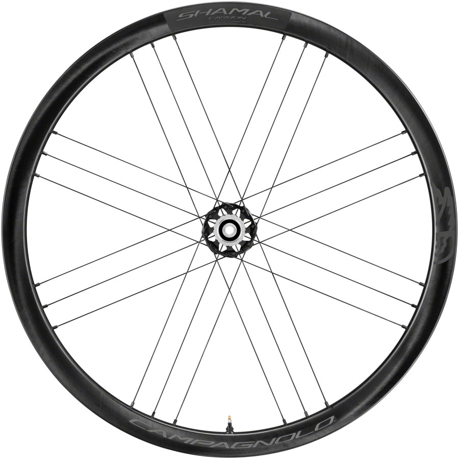 Campagnolo SHAMAL Carbon Disc Front Wheel - 700, 12 x 100mm, Centerlock, Black