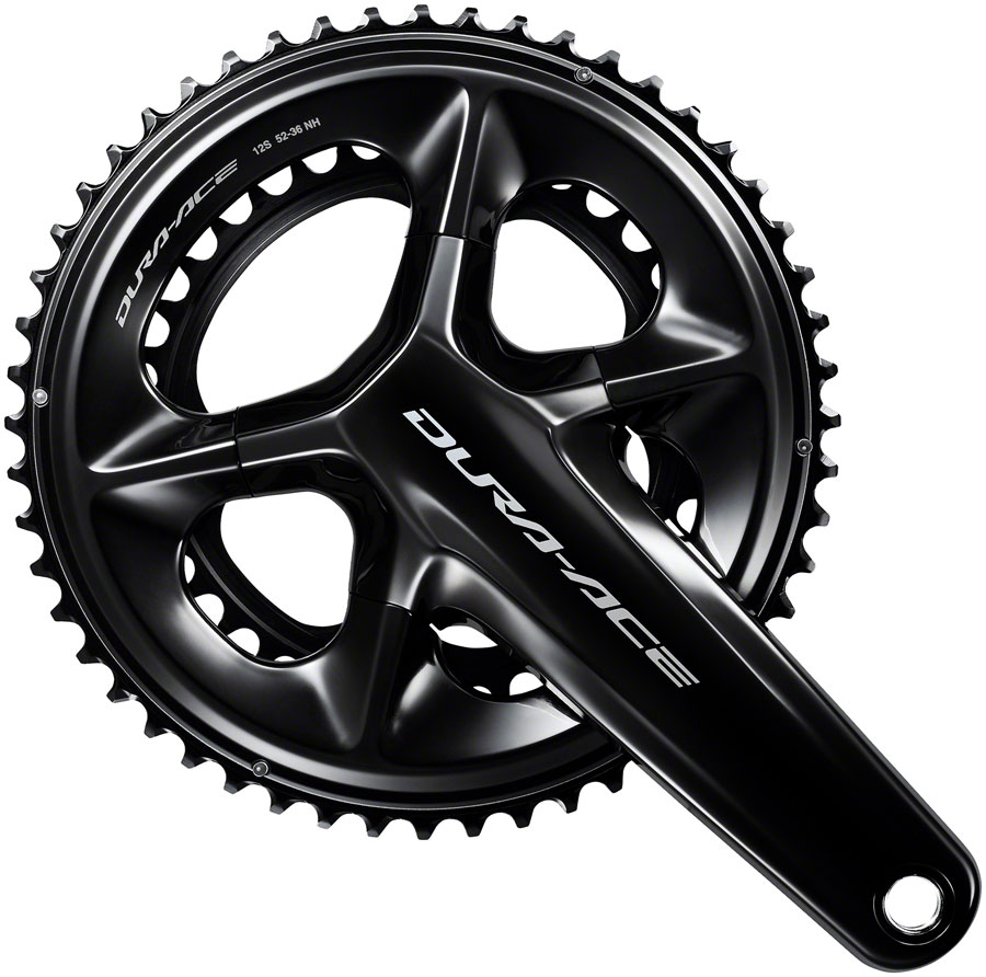 シマノ FC-R9200 12s 165mm 54-40T Shimano Dura-Ace FC-R9200 Crankset - 165mm, 12-Speed, 54/40t